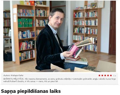 Robert’s Books SestDienas raksts