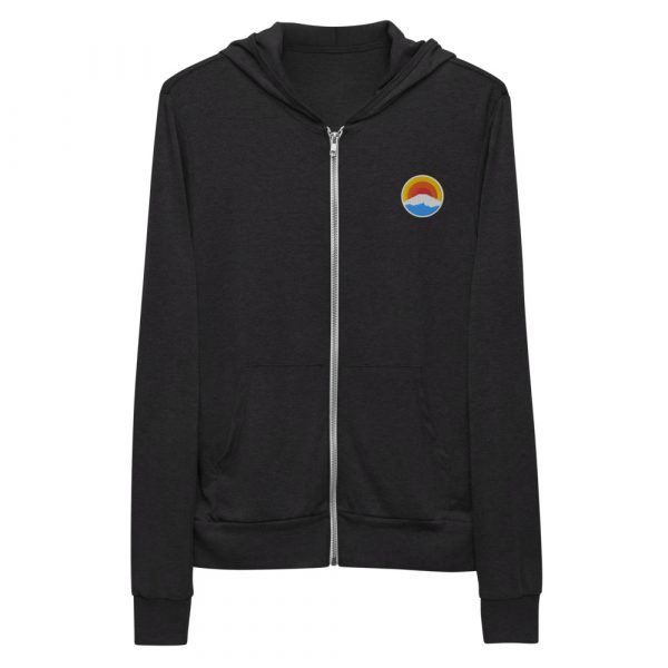 Fuji Hoodie - Unisex zip hoodie - Image 3