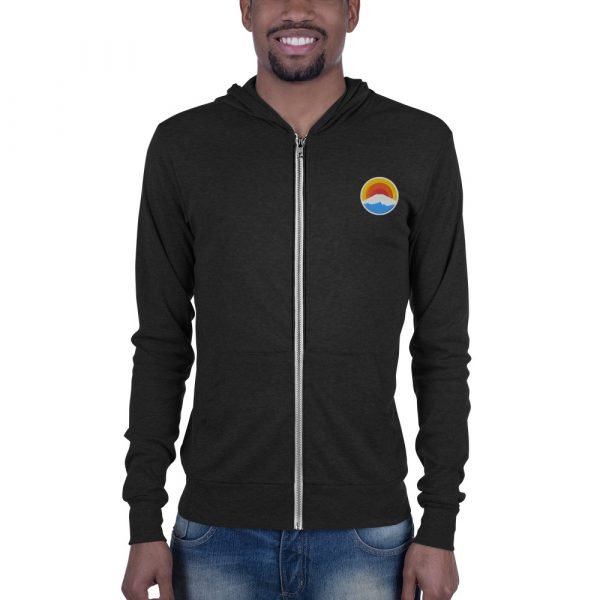 Fuji Hoodie - Unisex zip hoodie - Image 4