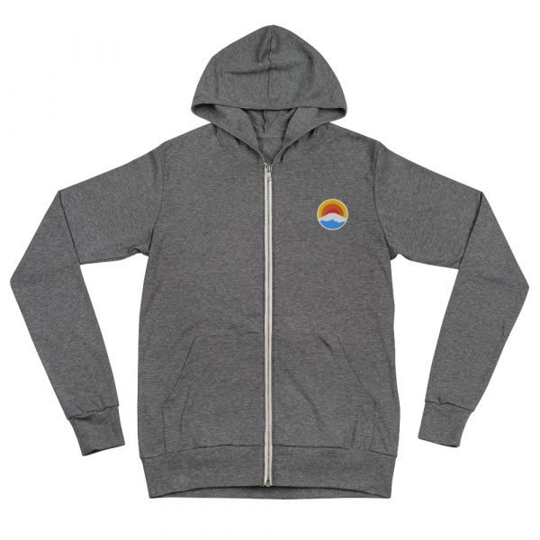 Fuji Hoodie - Unisex zip hoodie - Image 7