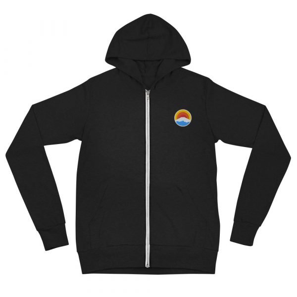 Fuji Hoodie - Unisex zip hoodie - Image 6