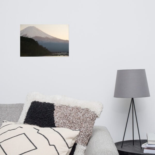 Mount Fuji poster (sunset by lake Kawaguchiko) - Image 3