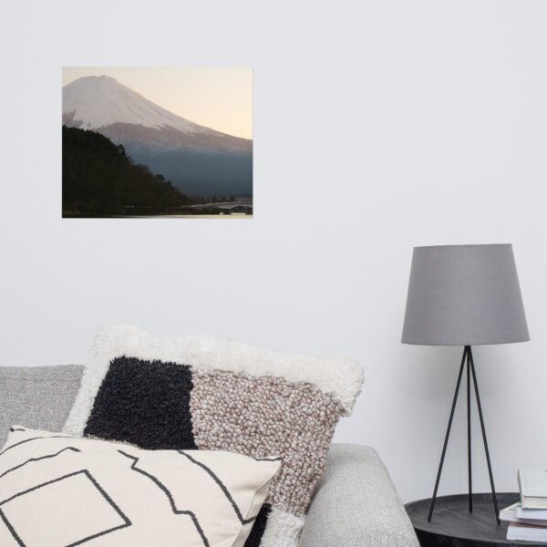 Mount Fuji poster (sunset by lake Kawaguchiko) - Image 4