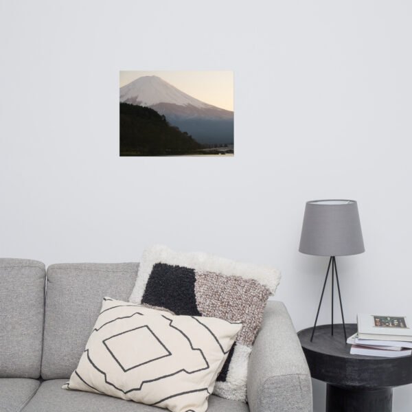 Mount Fuji poster (sunset by lake Kawaguchiko) - Image 5