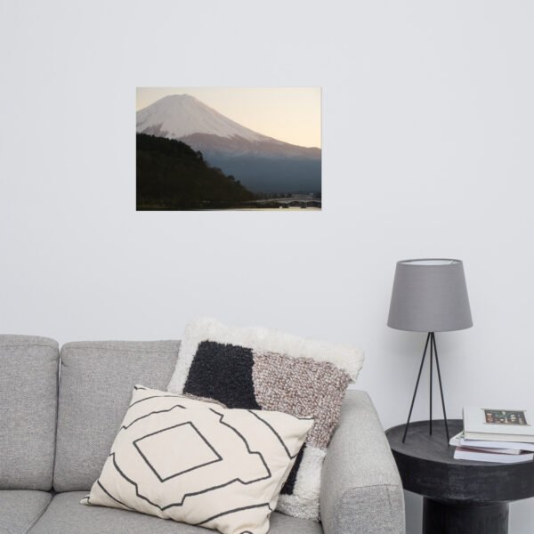 Mount Fuji poster (sunset by lake Kawaguchiko) - Image 6